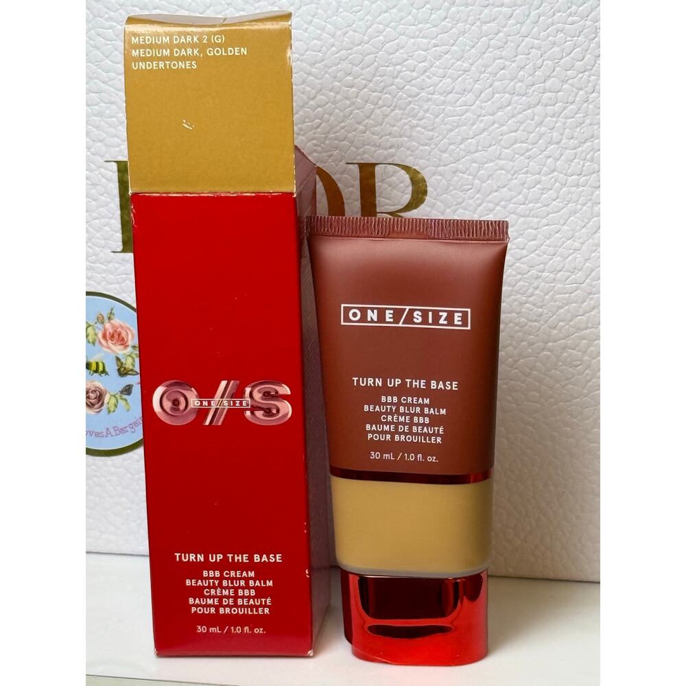 ONE SIZE Turn Up The Base BBB Cream Beauty Blur Balm- 2G Medium Dark- NEW in Box